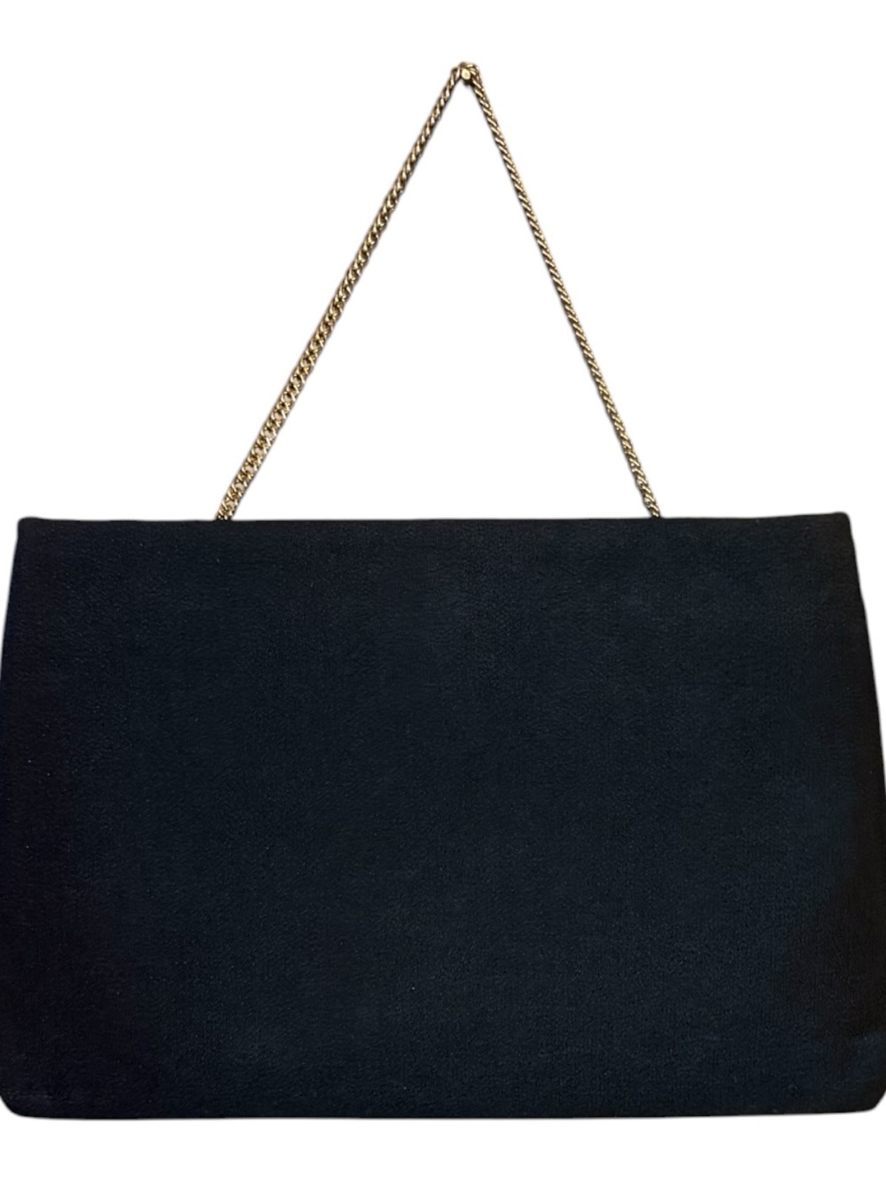 Vintage 1950’s HL USA Harry Levine Black Clasp Closure Convertible Clutch Purse